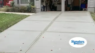 Quality concrete driveway by Merriam KS concrete contractor