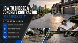 How to Choose a Concrete Contractor in Kansas City: 9 Things to Check