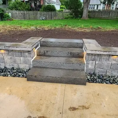 Stone Retaining Wall